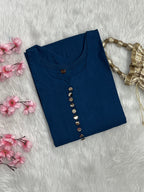 Elvira | Chanderi Long Kurti