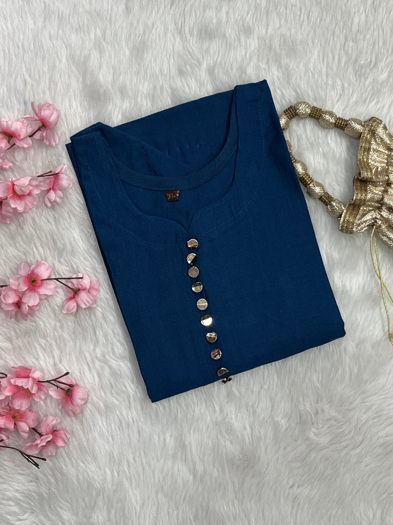 Elvira | Chanderi Long Kurti
