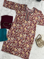Elvina | Rayon Kurta Pant Set