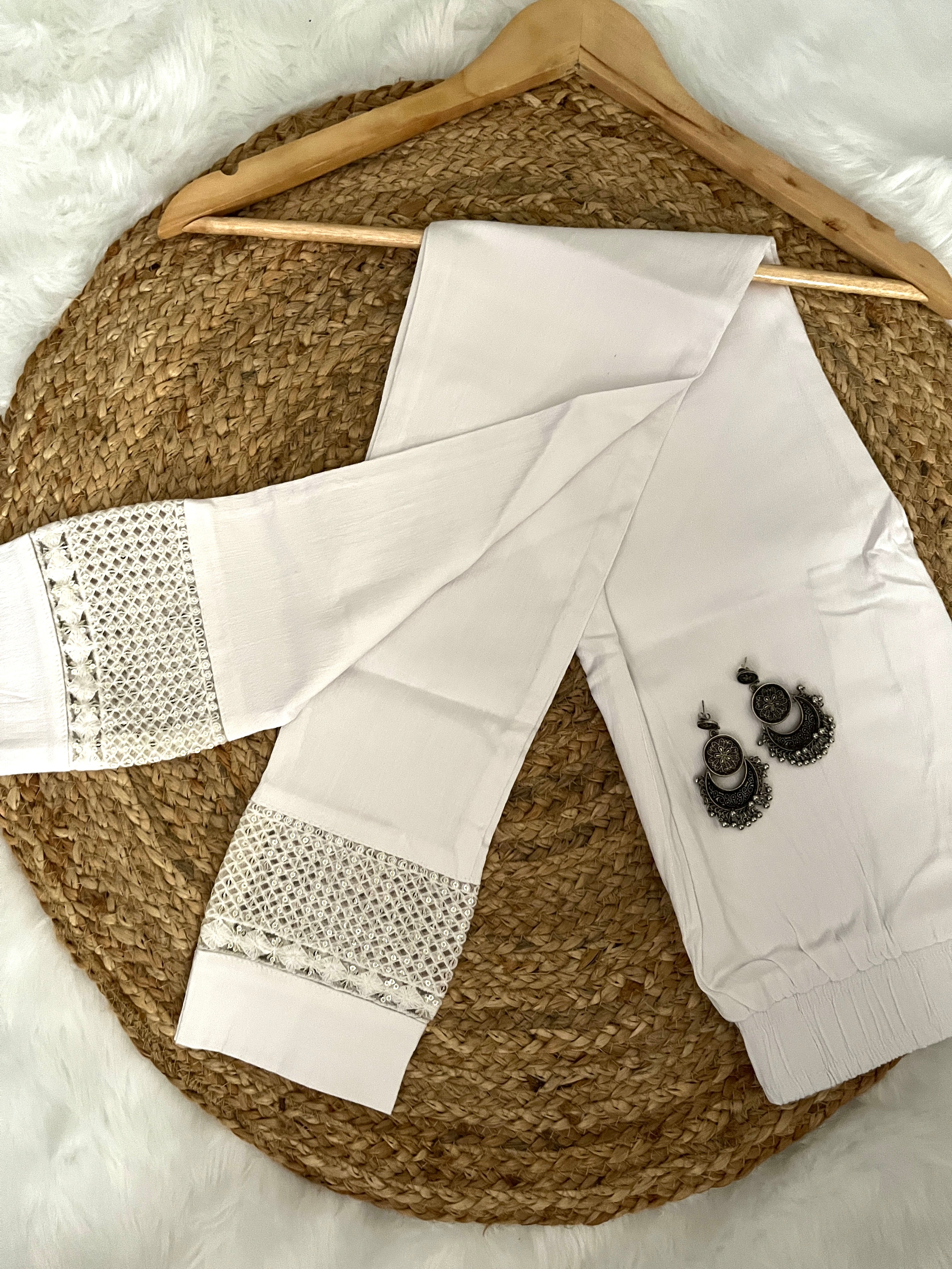Gulbahar | Stretchable Sequince Pants