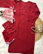 Baahi | Rayon Kurta Palazzo Dupatta Set