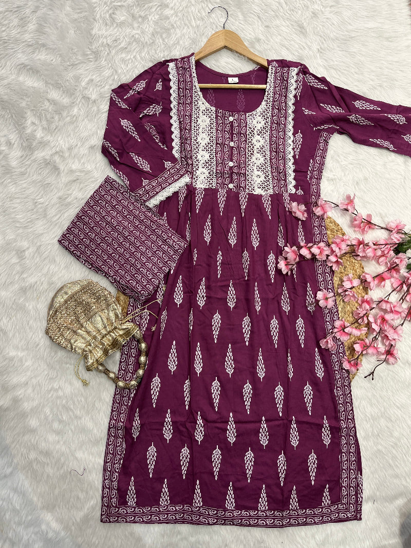 Felara | Cotton Kurta Set