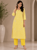 Lavara | Cotton Pant Set