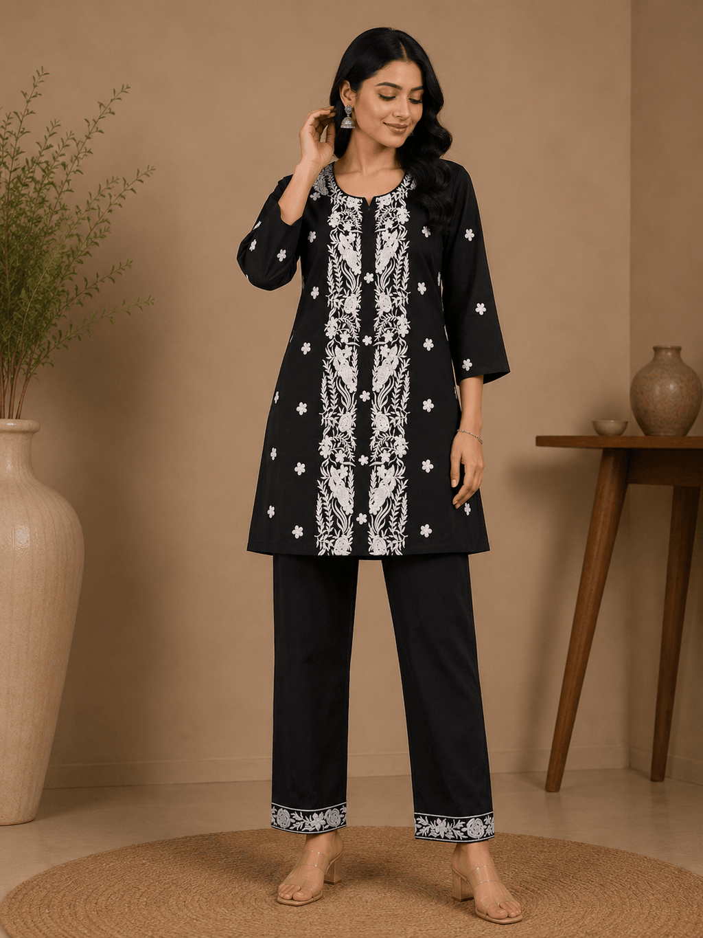 Qivara | Chanderi Co-ord Set