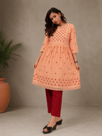 Davina | Cotton Short Gown