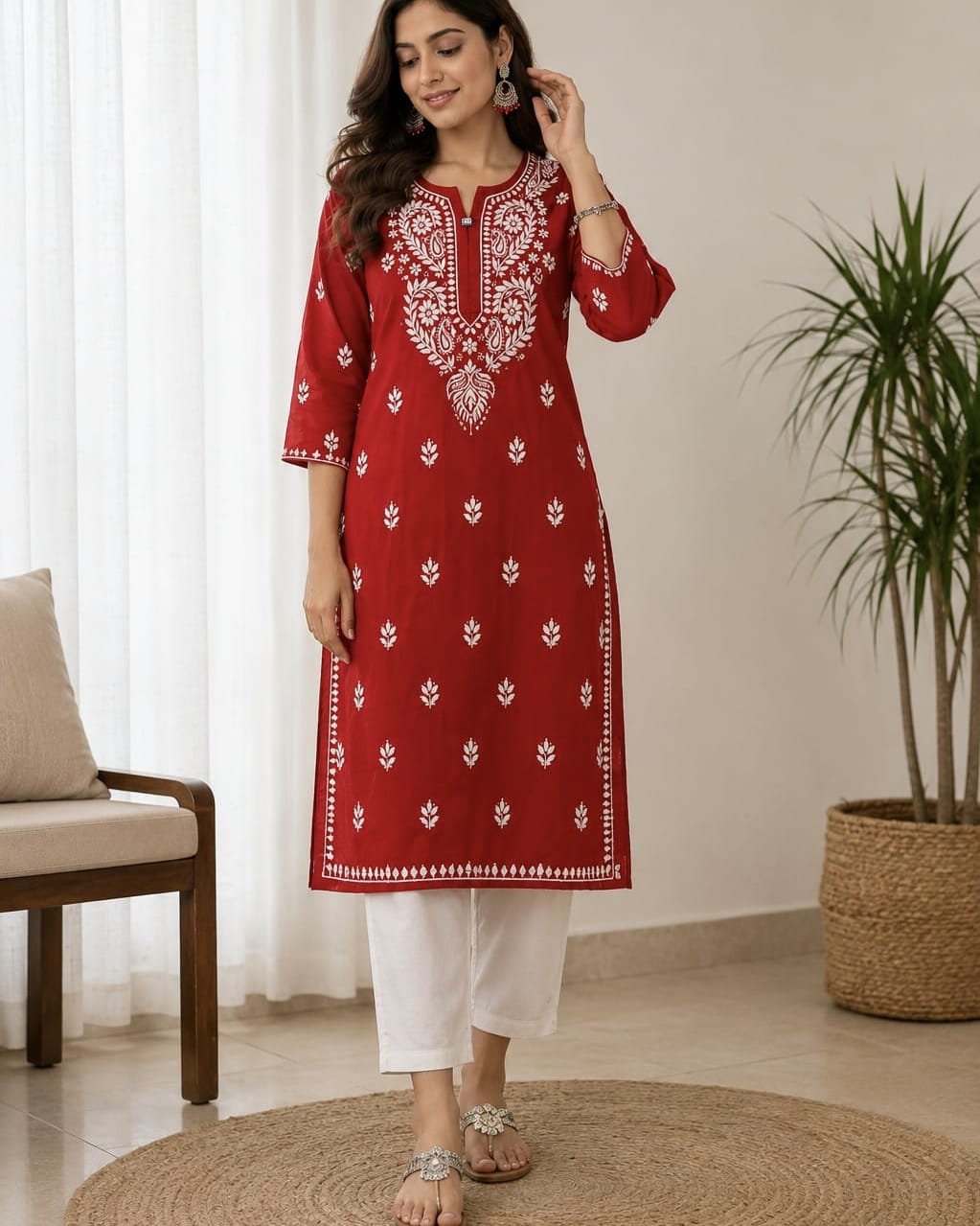 Zivela | Cotton Long Kurti