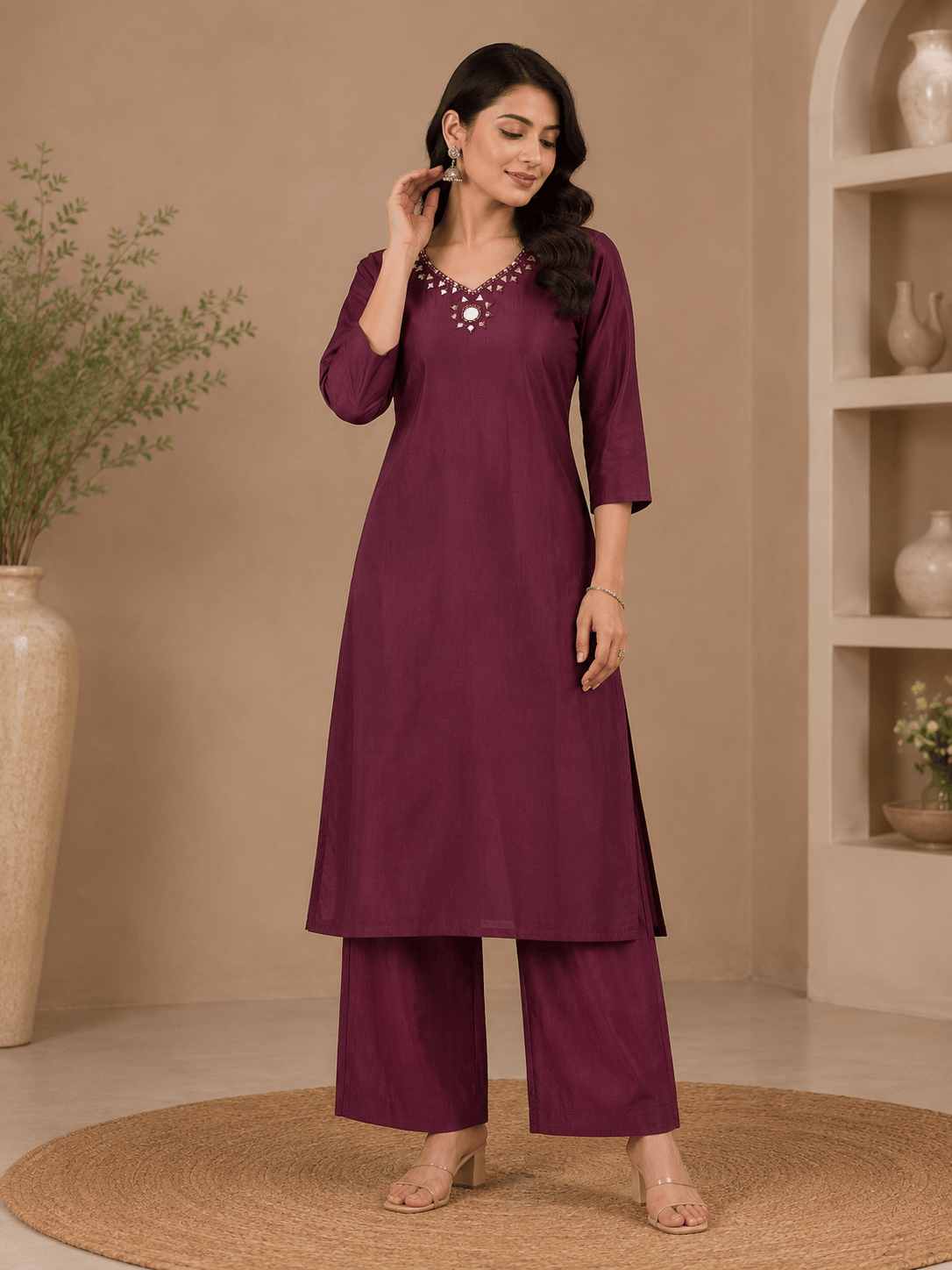 Zoya | Chanderi Co-ord Set