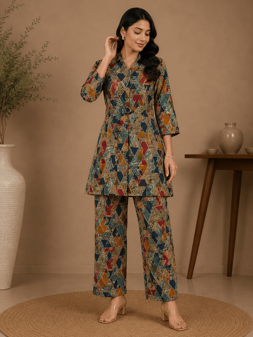 Pivara | Rayon Co-ord Set