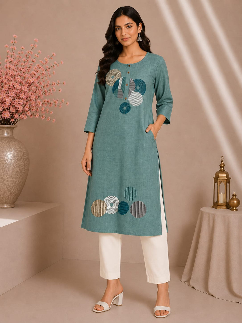 Zivana | Cotton Long Kurti