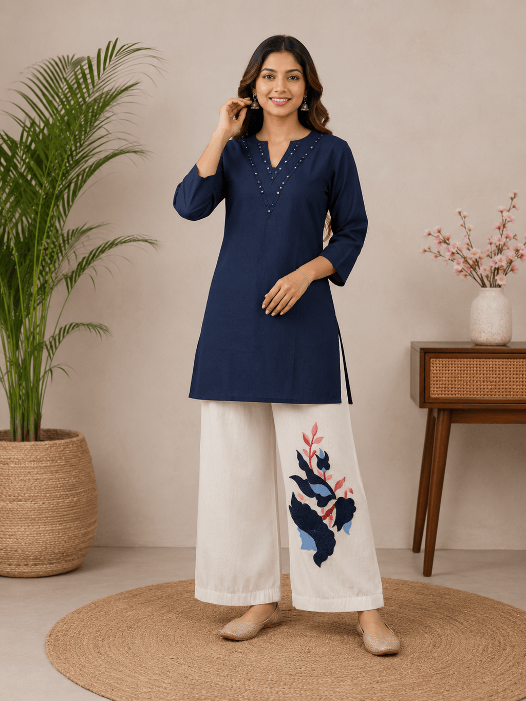 Zaraina | Chanderi Co-ord Set