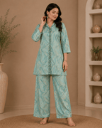 Naira | Chanderi Co-ord Set