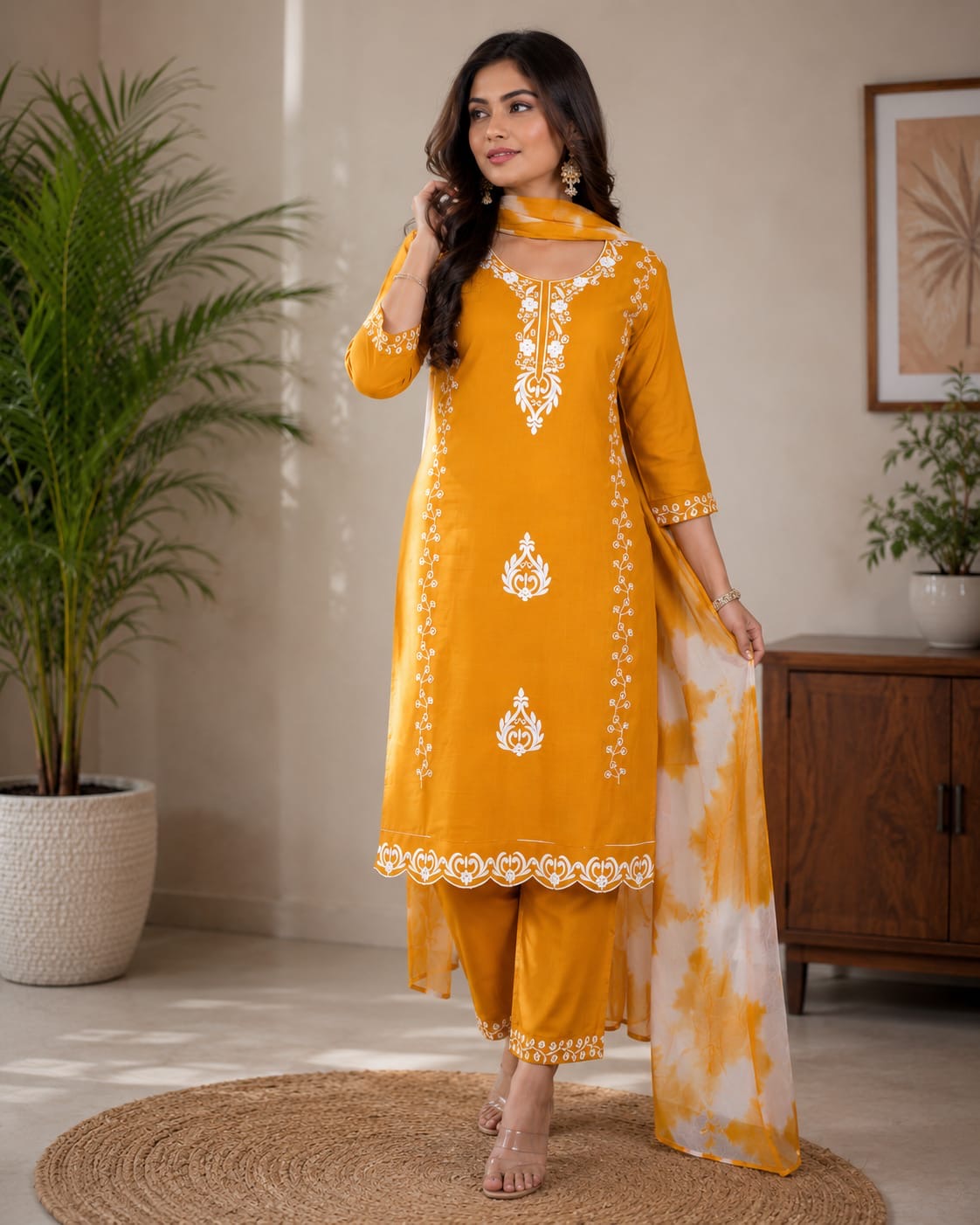 Izara | Cotton Kurta Pant Set