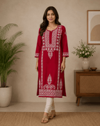 Bevara | Cotton Long Kurti