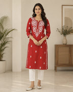Zivela | Cotton Long Kurti