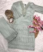 Eloise | Georgette Kurta Set