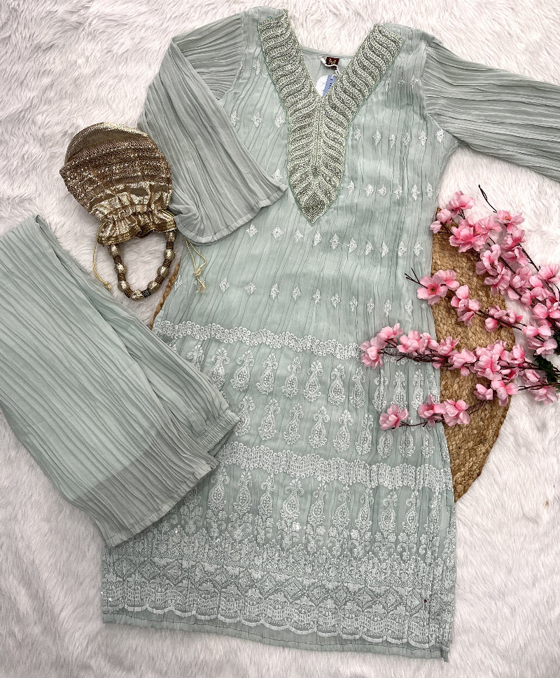 Eloise | Georgette Kurta Set