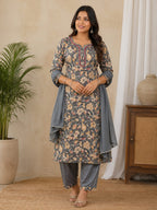 Elvina | Rayon Kurta Pant Set