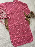 Gul | Chikankari Dobby Cotton Long Kurti