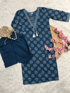 Lorena | Cotton Kurta Pant Set