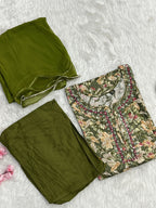 Elvina | Rayon Kurta Pant Set