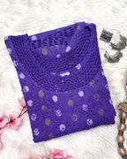 Roohani | Chikankari Cotton Long Kurti