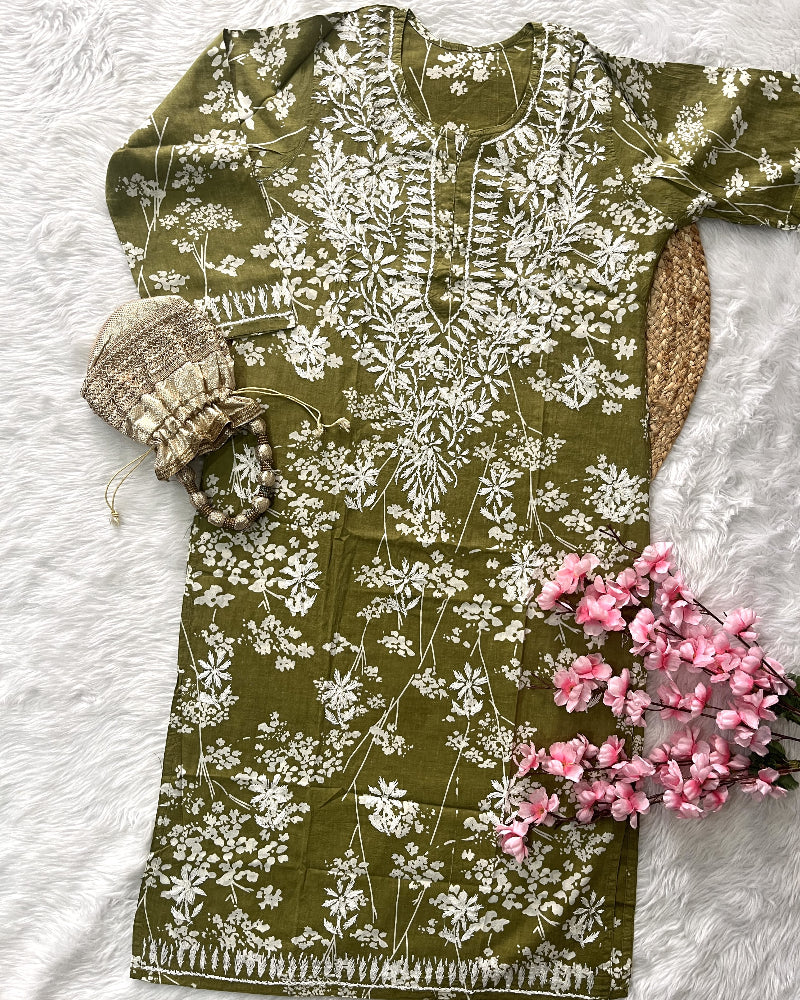 Bahaar | MulMul Cotton Kurti