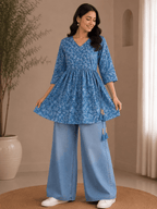 Ziva | Cotton Short Gown