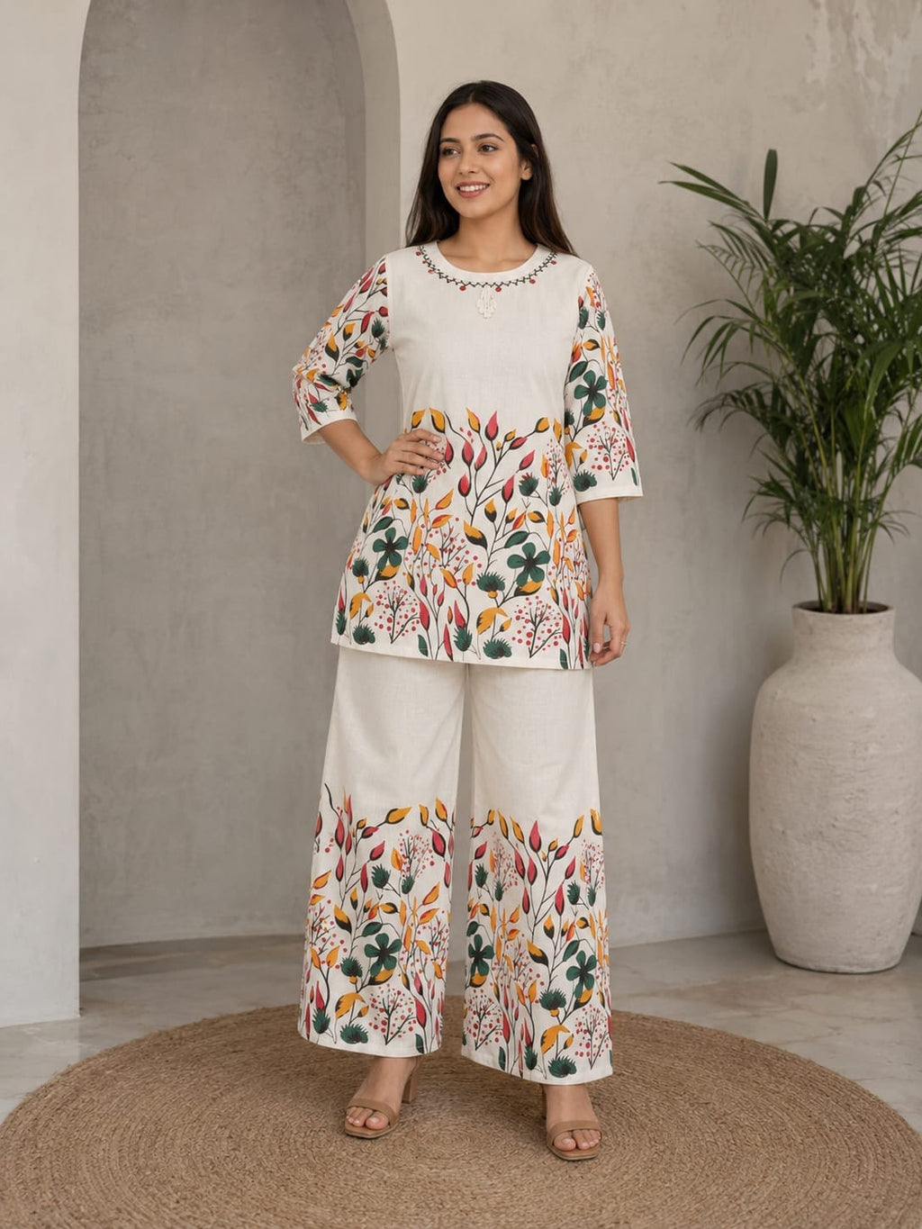 Solara | Khadi Cotton Co-ord Set