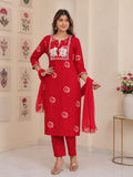 Lavinia | Chanderi Kurta Pant Set
