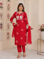 Lavinia | Chanderi Kurta Pant Set