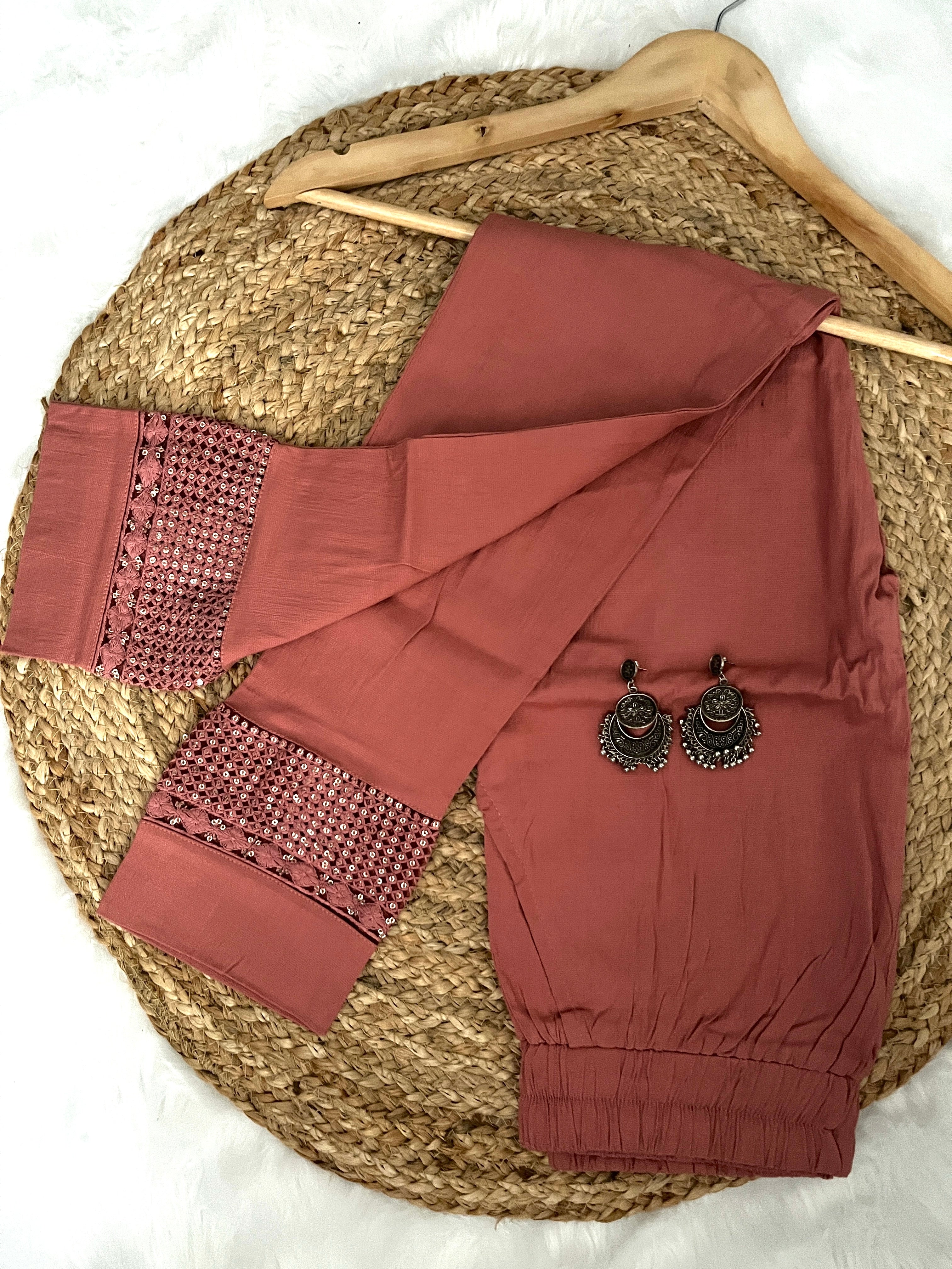 Gulbahar | Stretchable Sequince Pants