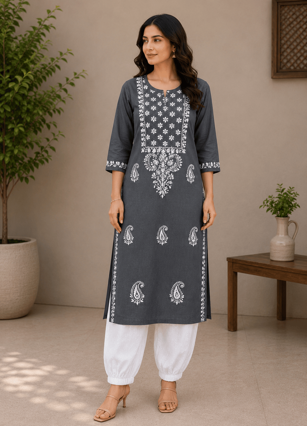 Azura | Cotton Long Kurti