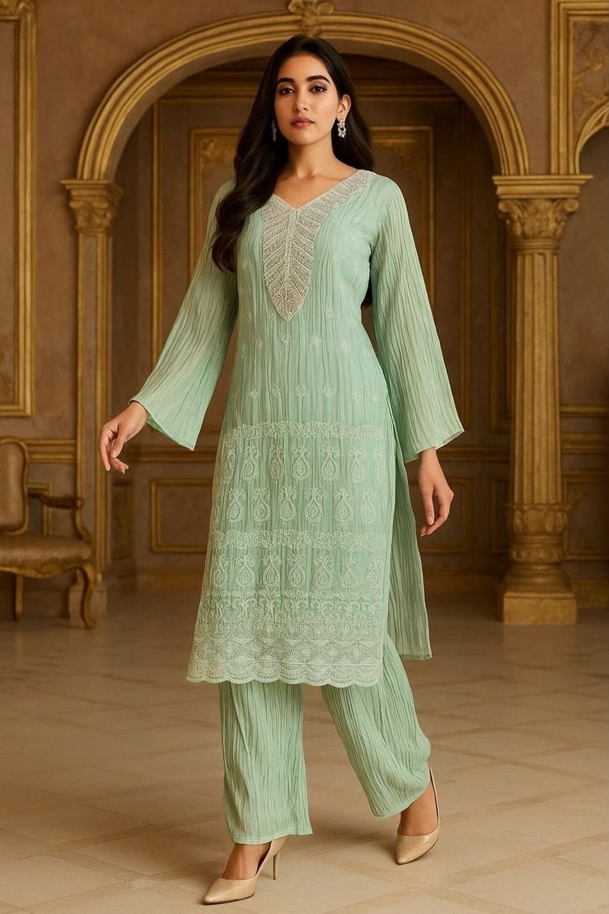 Eloise | Georgette Kurta Set