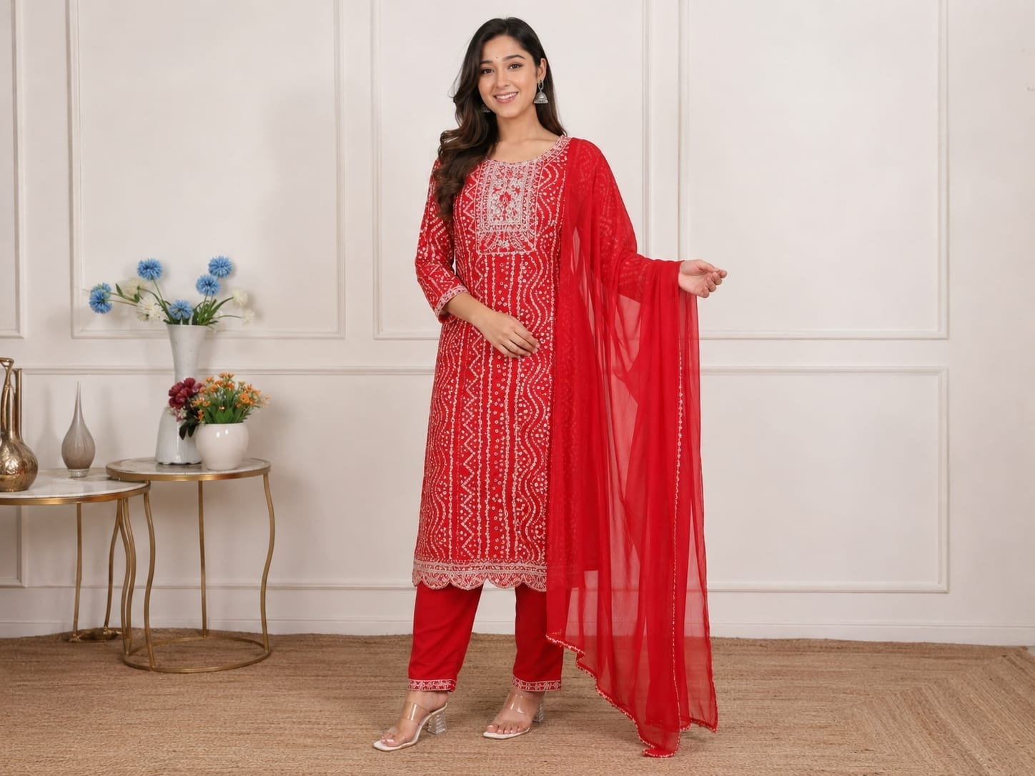 Zarina | Cotton Kurta Pant Set