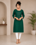 Ishara | Georgette Long Kurti