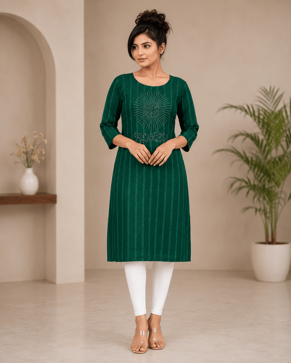 Ishara | Georgette Long Kurti