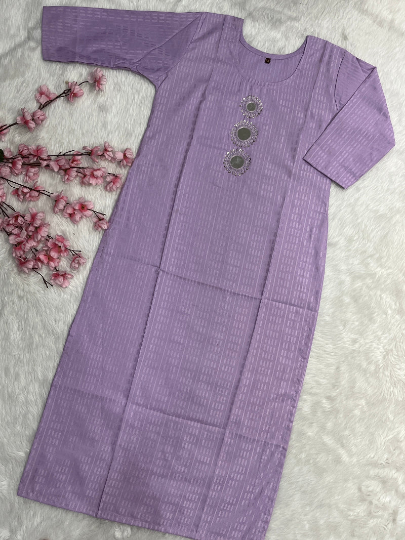 Mira | Chanderi Long Kurti
