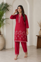 Elvara | Chanderi Co-ord Set