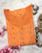 Roohani | Chikankari Cotton Long Kurti