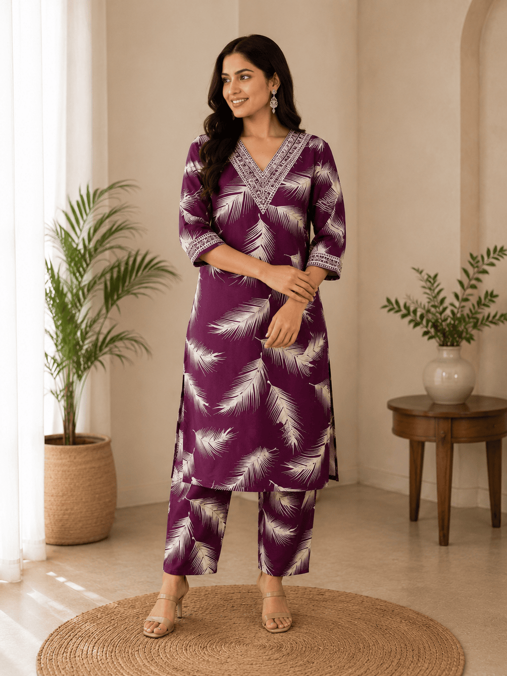 Ravena | Cotton Kurta Pant Set