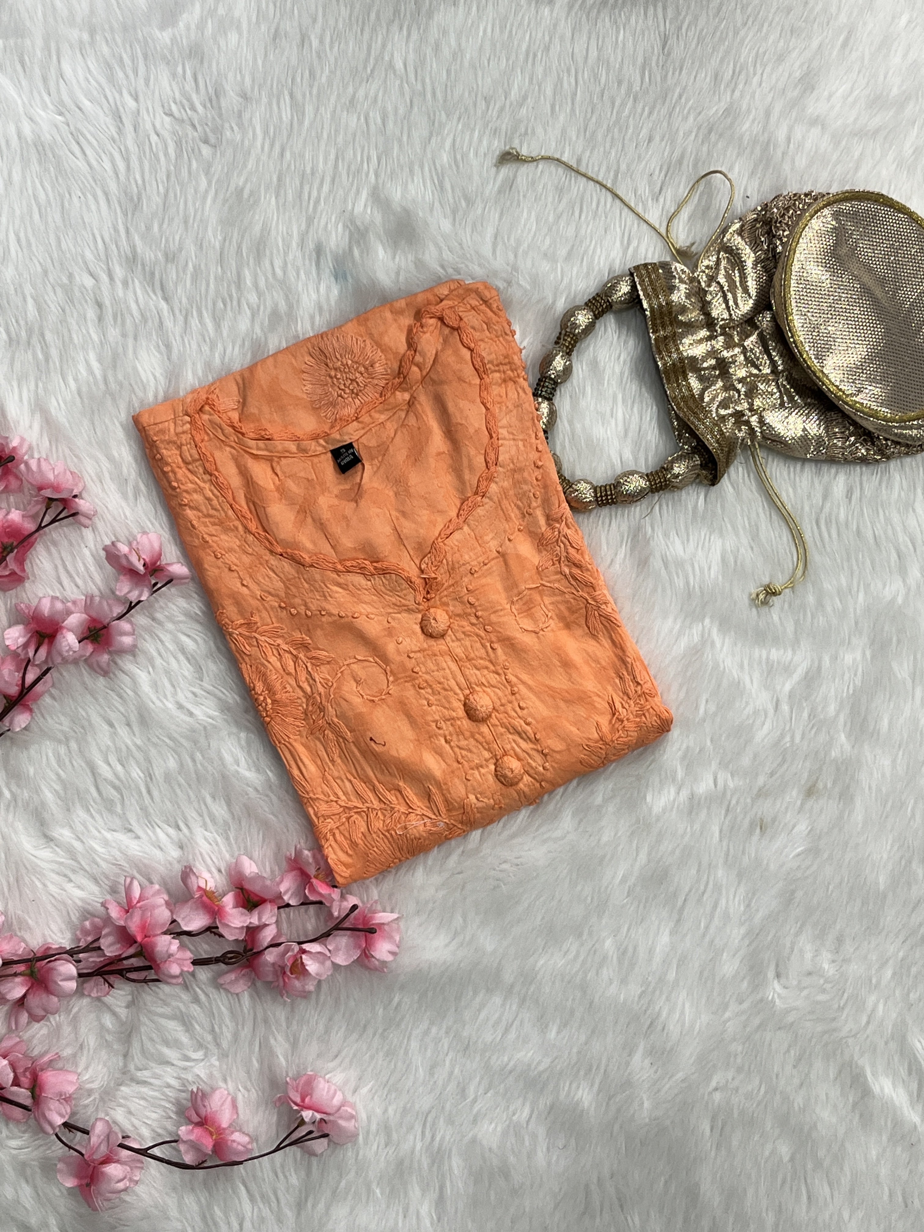Gulshan | Chikankari Jacquard Cotton Kurti