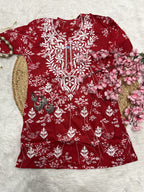 Mavela | MulMul Cotton Short Kurti