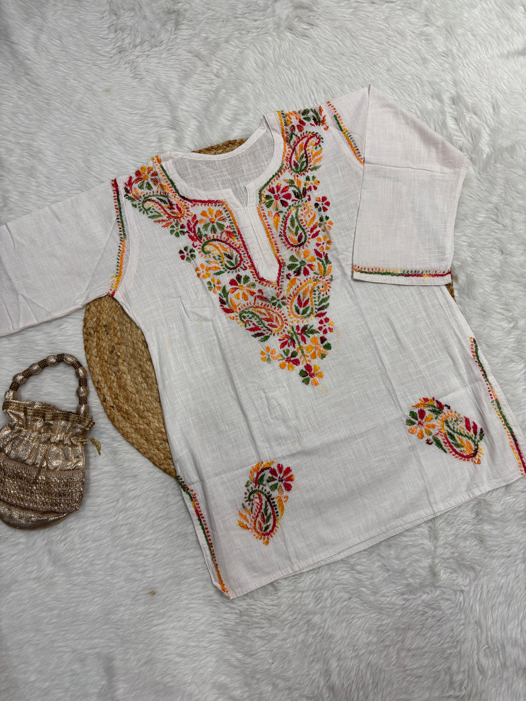 Quelva | Cotton Short Kurti