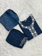 Izara | Cotton Kurta Pant Set