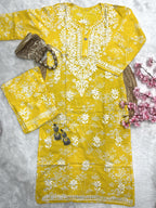 Lavela | MulMul Cotton Kurta Pant Set
