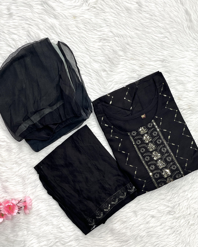 Celina | Chanderi Kurta Pant Set