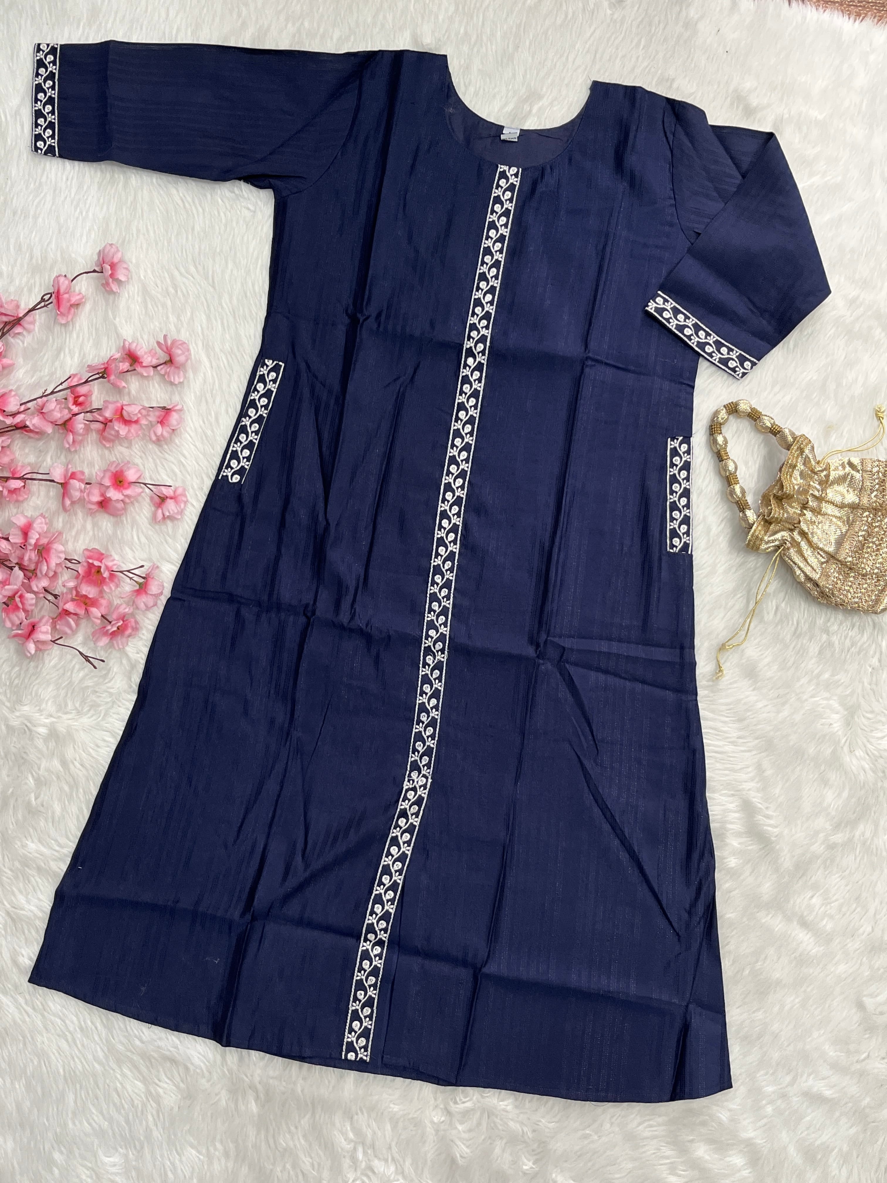 Anara | Chanderi Long Kurti