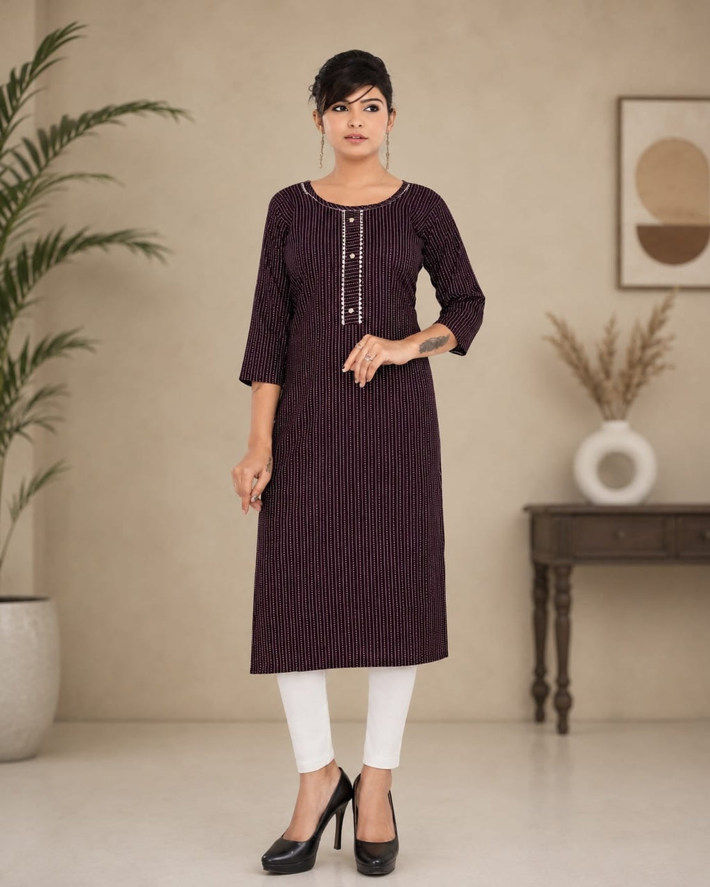 Vanya | Cotton Long Kurti