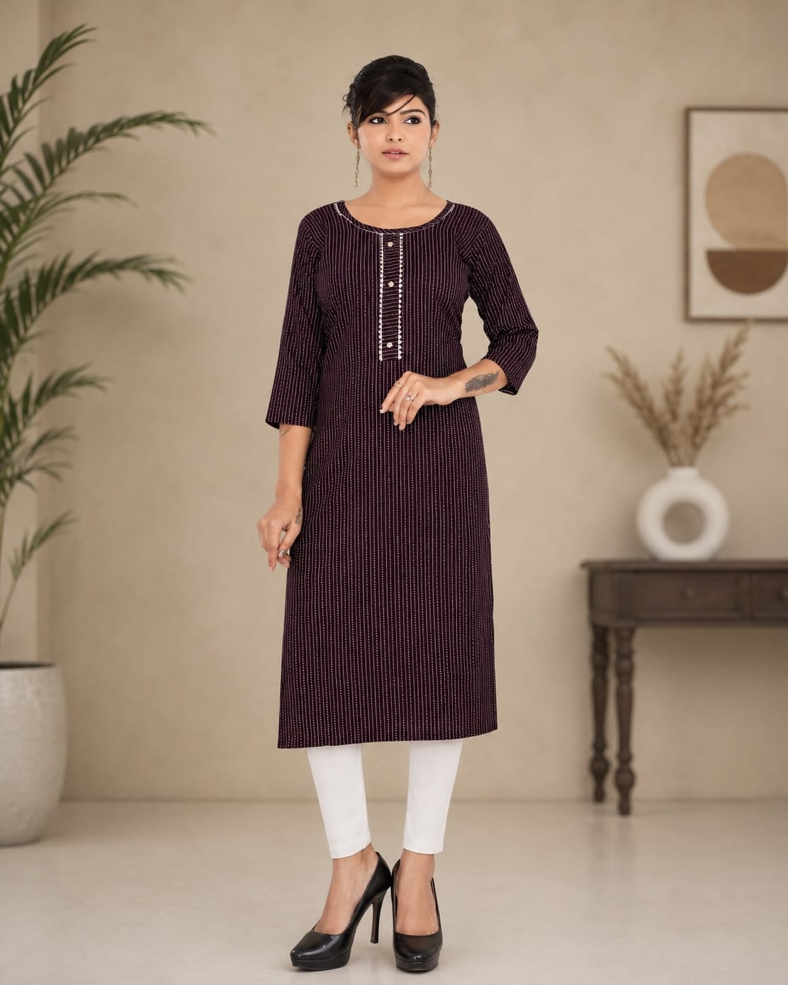 Vanya | Cotton Long Kurti
