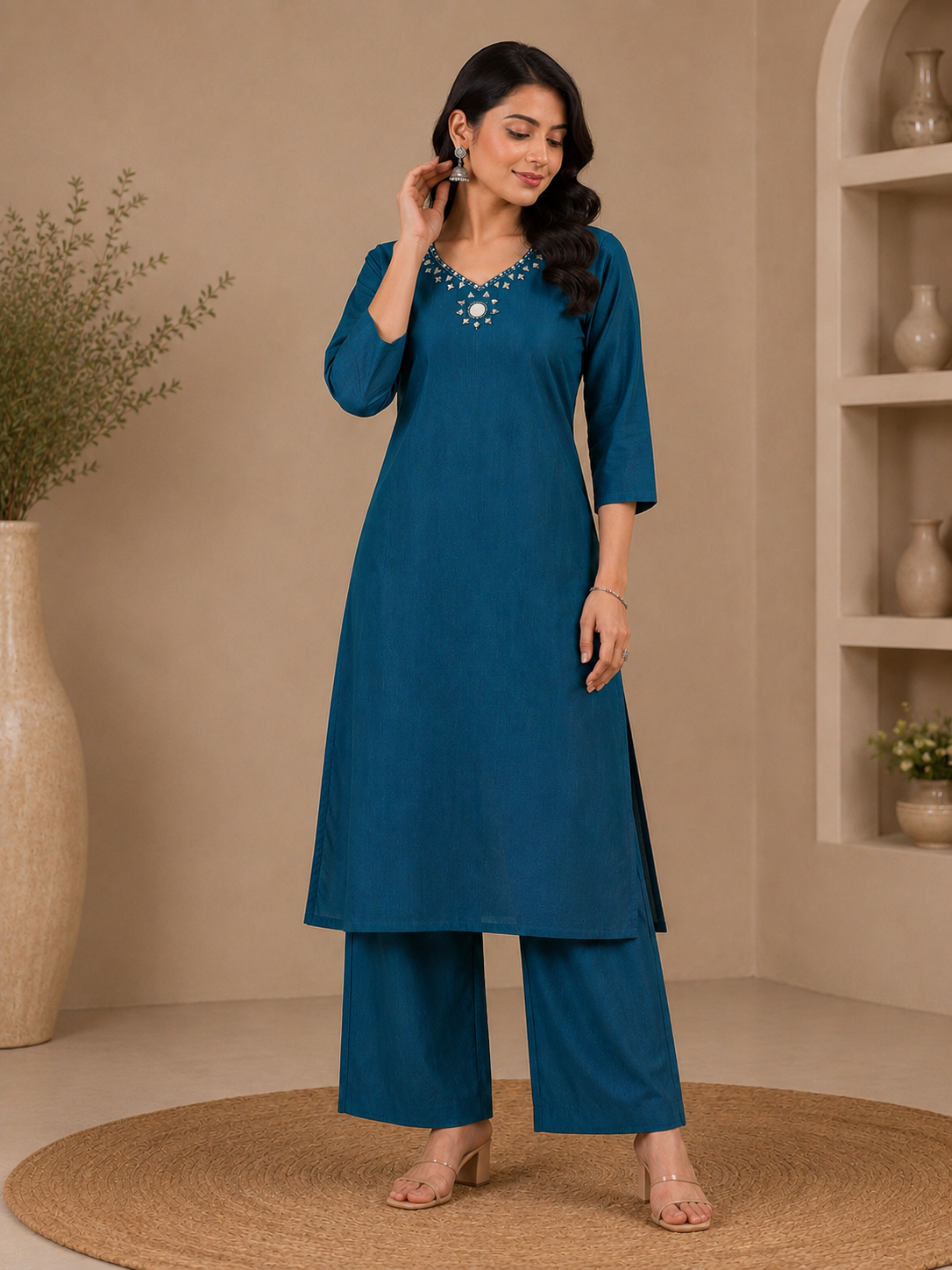 Zoya | Chanderi Co-ord Set
